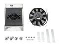 CSF Cooling 7065 Universal Drag Race Tuck Aluminum Radiator with Top Center Inlet and Outlet, 10 Inch Wide by 14.5 Inch High