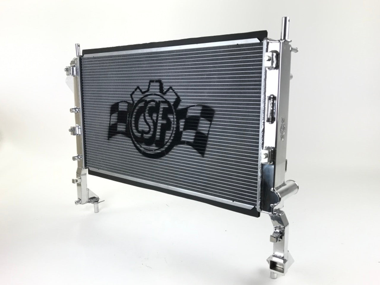 CSF Cooling Radiator for Ford Mustang 2015-2021 2.3L EcoBoost, Aluminum, Single Pass