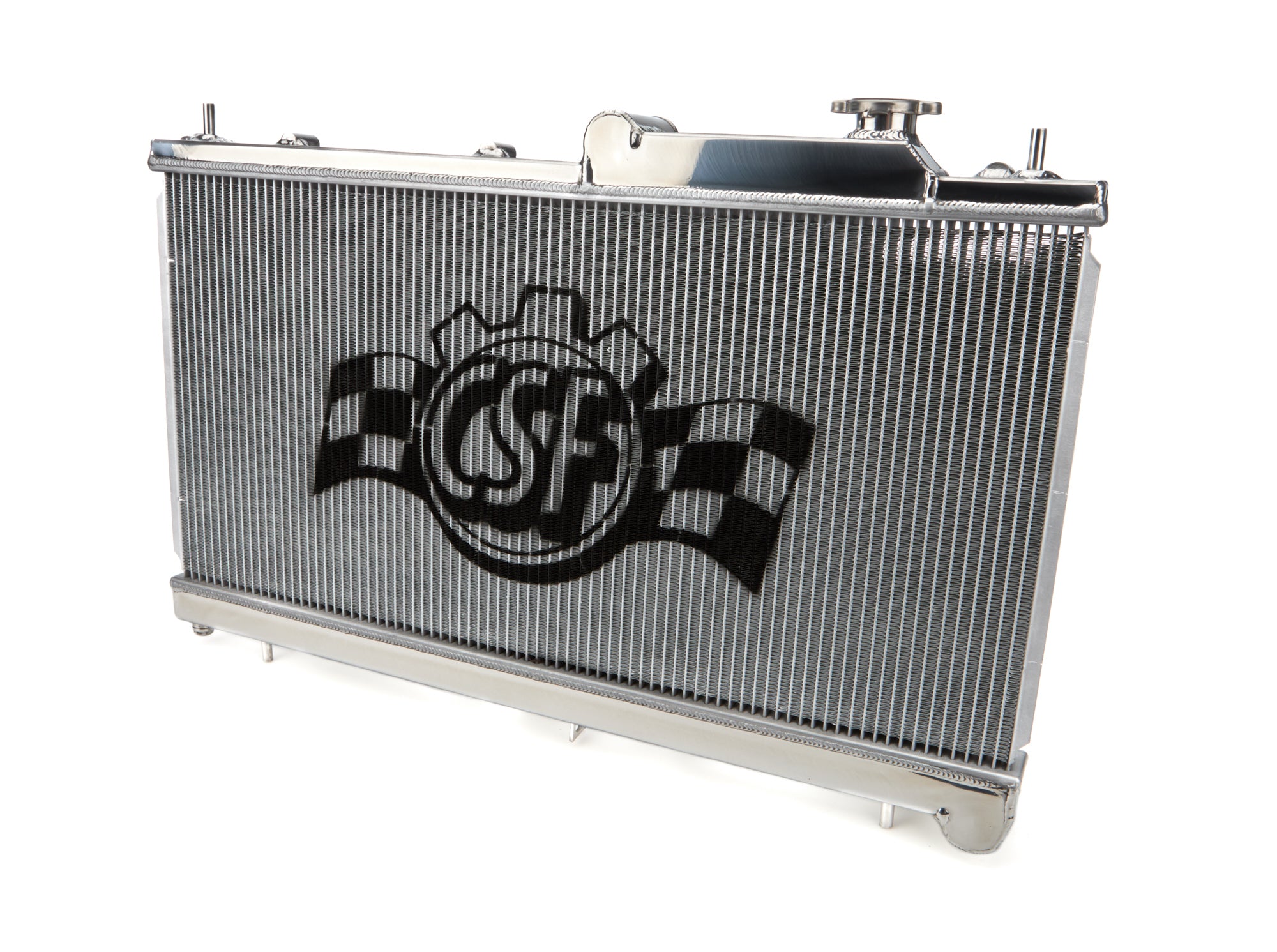 CSF Cooling Radiator 7094 for Subaru Impreza 2008-2021, Aluminum, 27.125 x 13.438 Inches, Single Pass, Top Center Inlet, Driver Side Outlet