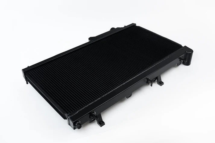 CSF Cooling Radiator 7094B for Subaru Impreza 2008-2021, 27.125 inch Width, 13.438 inch Height, Aluminum, Black Powder Coat