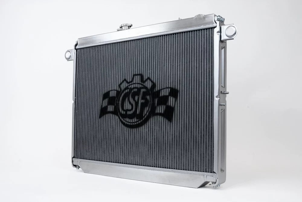 CSF Cooling Radiator for Toyota Land Cruiser 1998-2007, Aluminum, Driver Side Inlet, Passenger Side Outlet