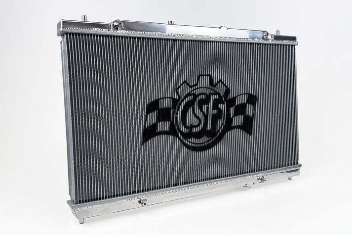 CSF Cooling Radiator 7221 for Honda Civic Type R and Acura Integra Type S, 29.69 Inch Width, Aluminum, Center Inlet, Driver Side Outlet