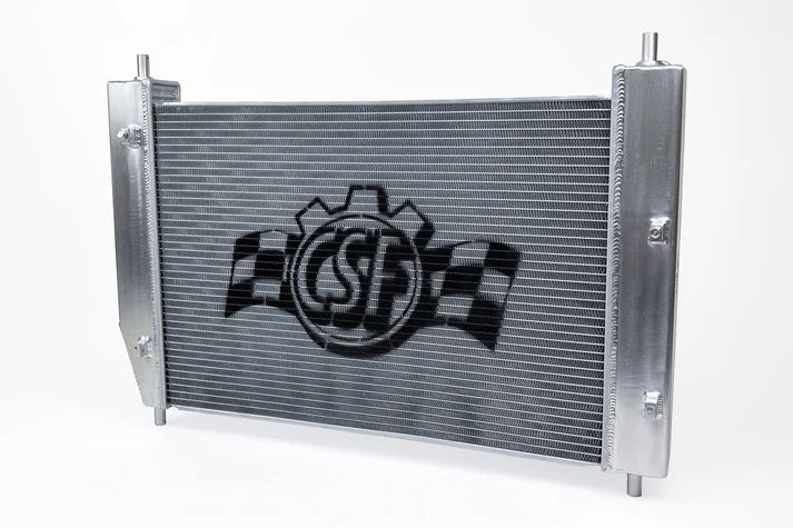 CSF Cooling Radiator 7223 for Chevrolet Corvette C6 2005-2013, Aluminum, 23.38 in Width x 16.5 in Height, Single Pass, Driver Side Inlet, Passenger Side Outlet