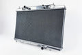 CSF Cooling Radiator for Ford Fiesta 2014-2019, 25.35 in W x 17.72 in H, Aluminum, Driver Side Inlet, Passenger Side Outlet