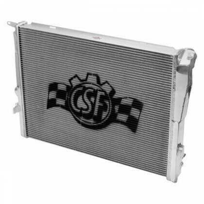 CSF Cooling Radiator 8028 for Cadillac CTS-V 2009-2014, Aluminum, Single Pass, Passenger Side Inlet, Driver Side Outlet with Oil Cooler