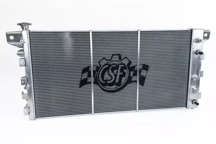 CSF Cooling Radiator 8095 for Ford F-150 and Raptor, 34.75 x 17.67 Inch Aluminum, Polished Finish