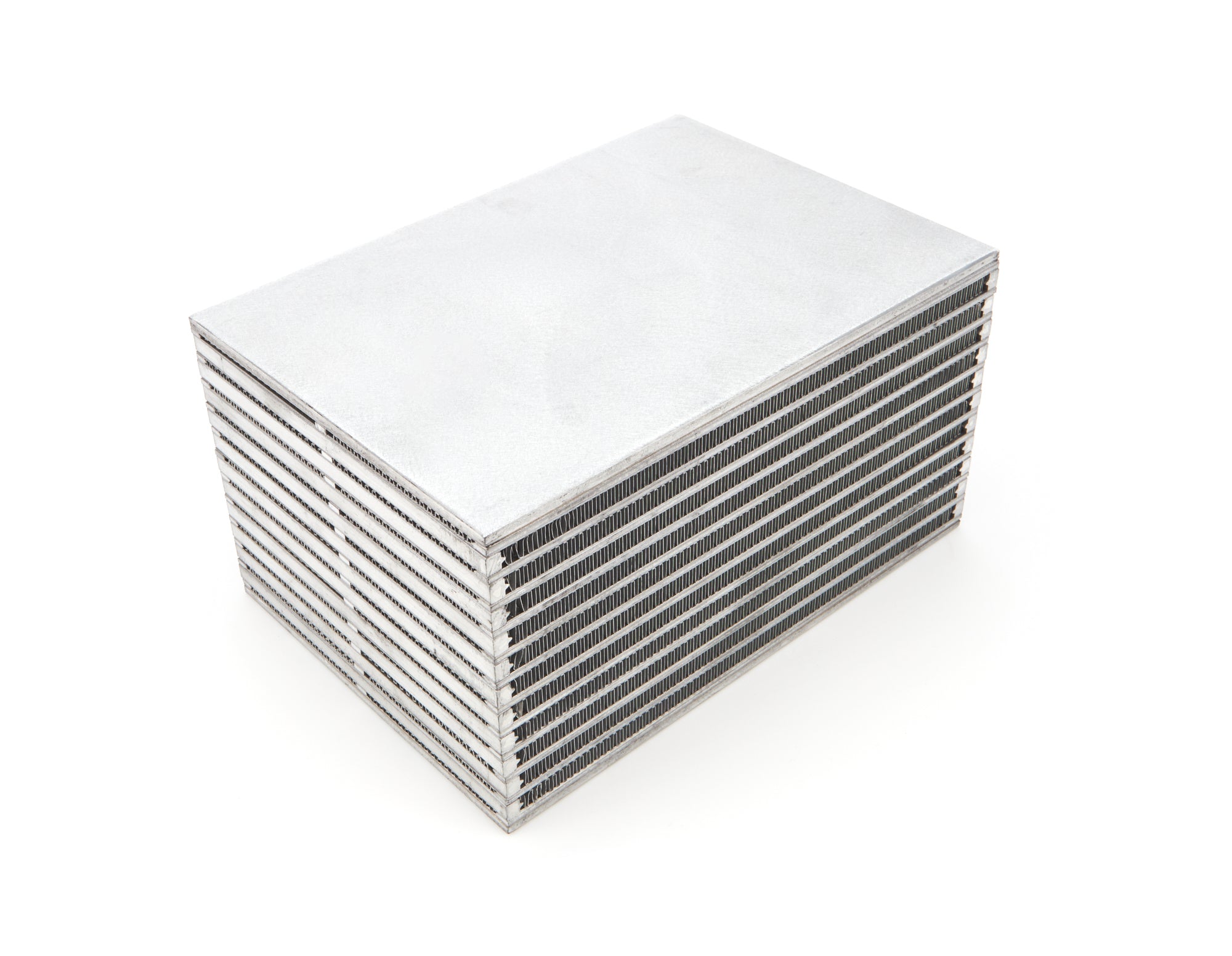 CSF Cooling Intercooler Core Water/Air Bar and Plate, Horizontal Flow, 8.5 x 6 x 4.5 Inches, Aluminum