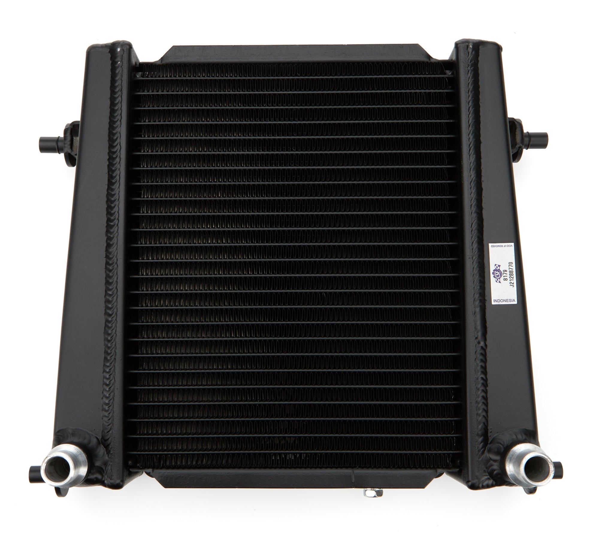 CSF Cooling 8179 Auxiliary Radiator for Toyota Supra 2019-2025, Aluminum, Black Powder Coat, 9.5 x 10 inches