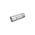 CSR Performance Water Pump Fitting 906, 3/4 Inch NPT Male to 1-1/4 Inch Hose Barb, Aluminum, Clear Anodized