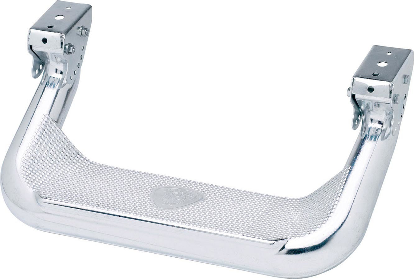 CARR Super Hoop Multi Mount Step Pair for Ford Fullsize SUVs and Trucks, Aluminum, Silver Powder Coat, 1999-2016