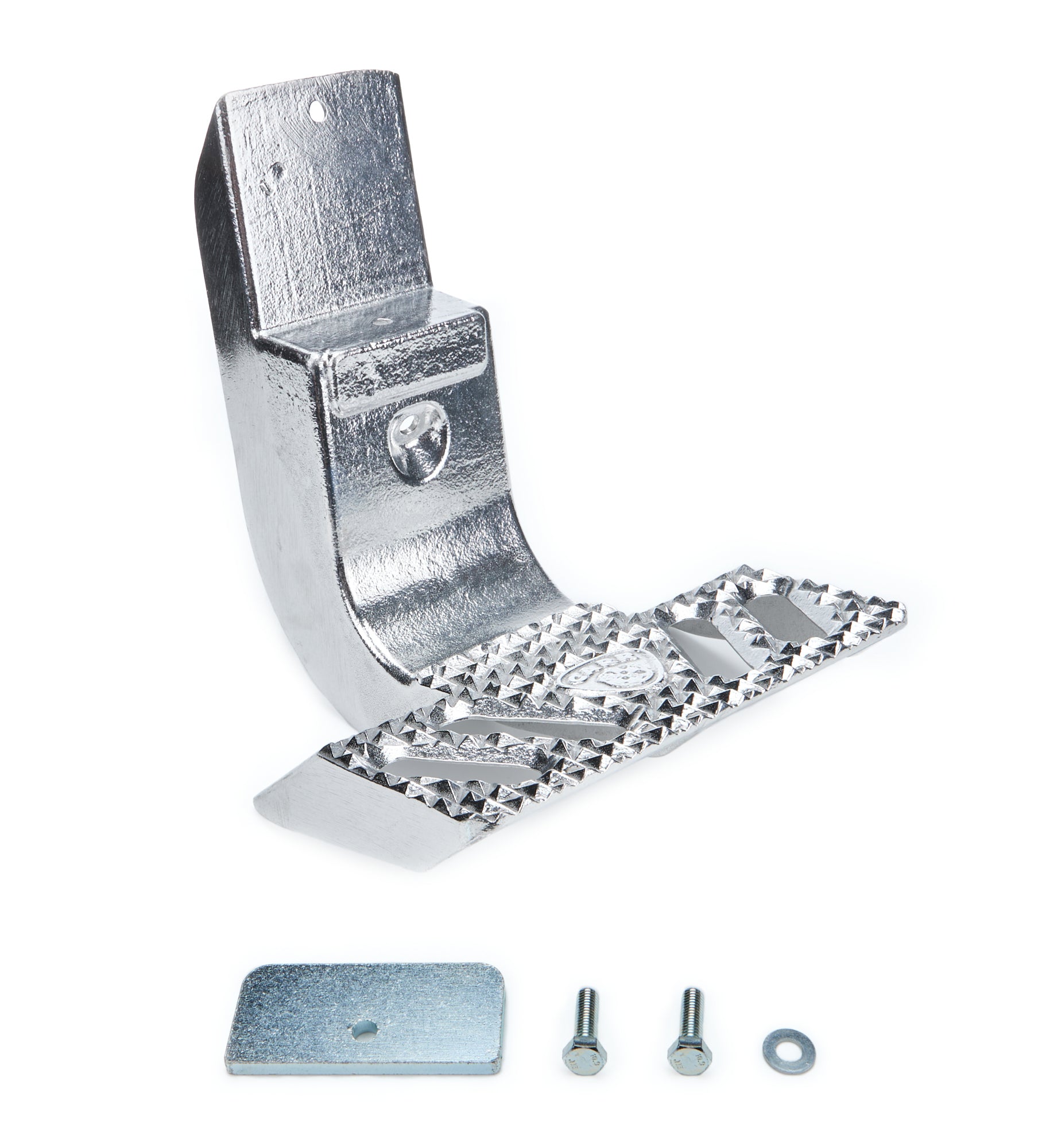 CARR MAX No-Drill Side Step XM3 Aluminum Frame Mount for GM Fullsize Trucks 2019-2023, Silver Powder Coat