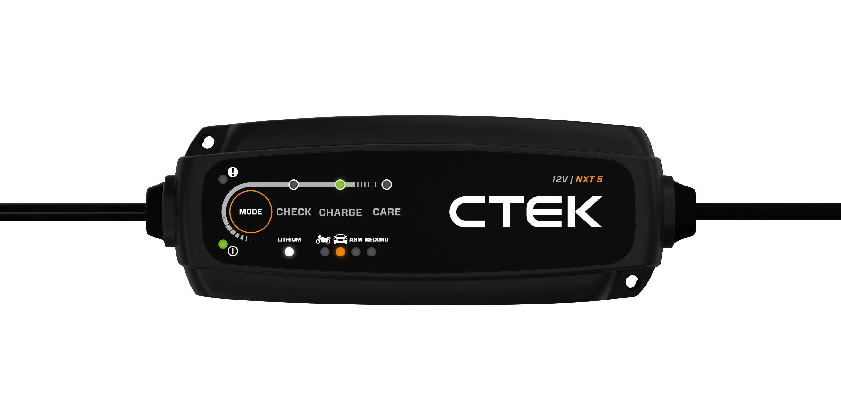 CTEK NXT 5 Battery Charger, 12V, 4.3 Amp, Lead Acid, AGM, Lithium-ion Compatibility