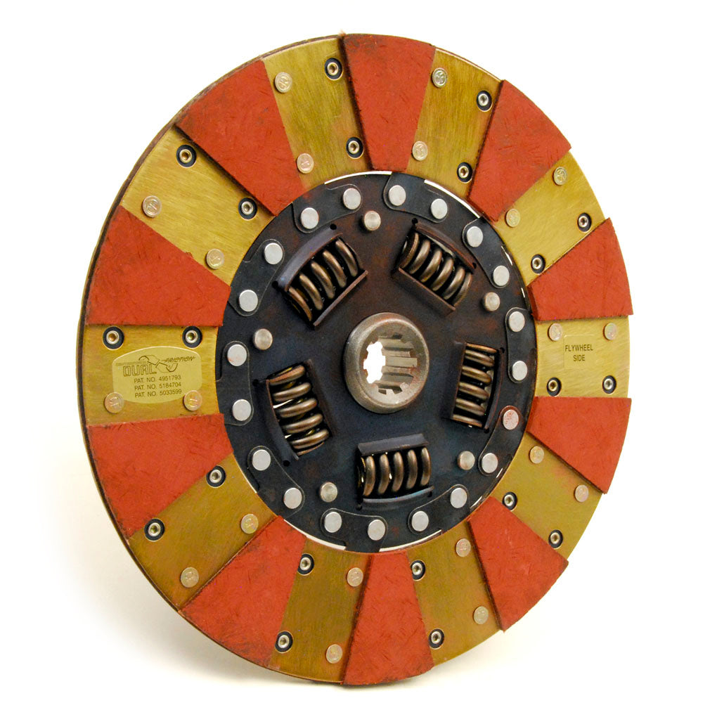 CENTERFORCE DF381021 Dual Friction Clutch Disc for Ford Vehicles, 10.4 Inch Diameter, 1-1/16 Inch x 10 Spline, Sprung Hub, Organic and Carbon Material
