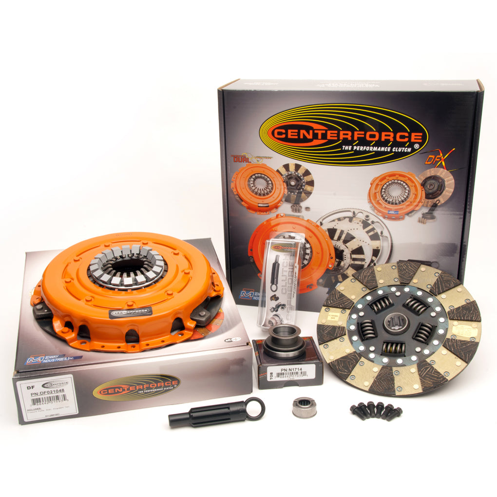 Centerforce KDF214814 Dual Friction Clutch Kit for Ford Vehicles, 10.25 Inch Diameter, Organic and Carbon Material, 1-1/16 Inch x 10 Spline, Sprung Hub