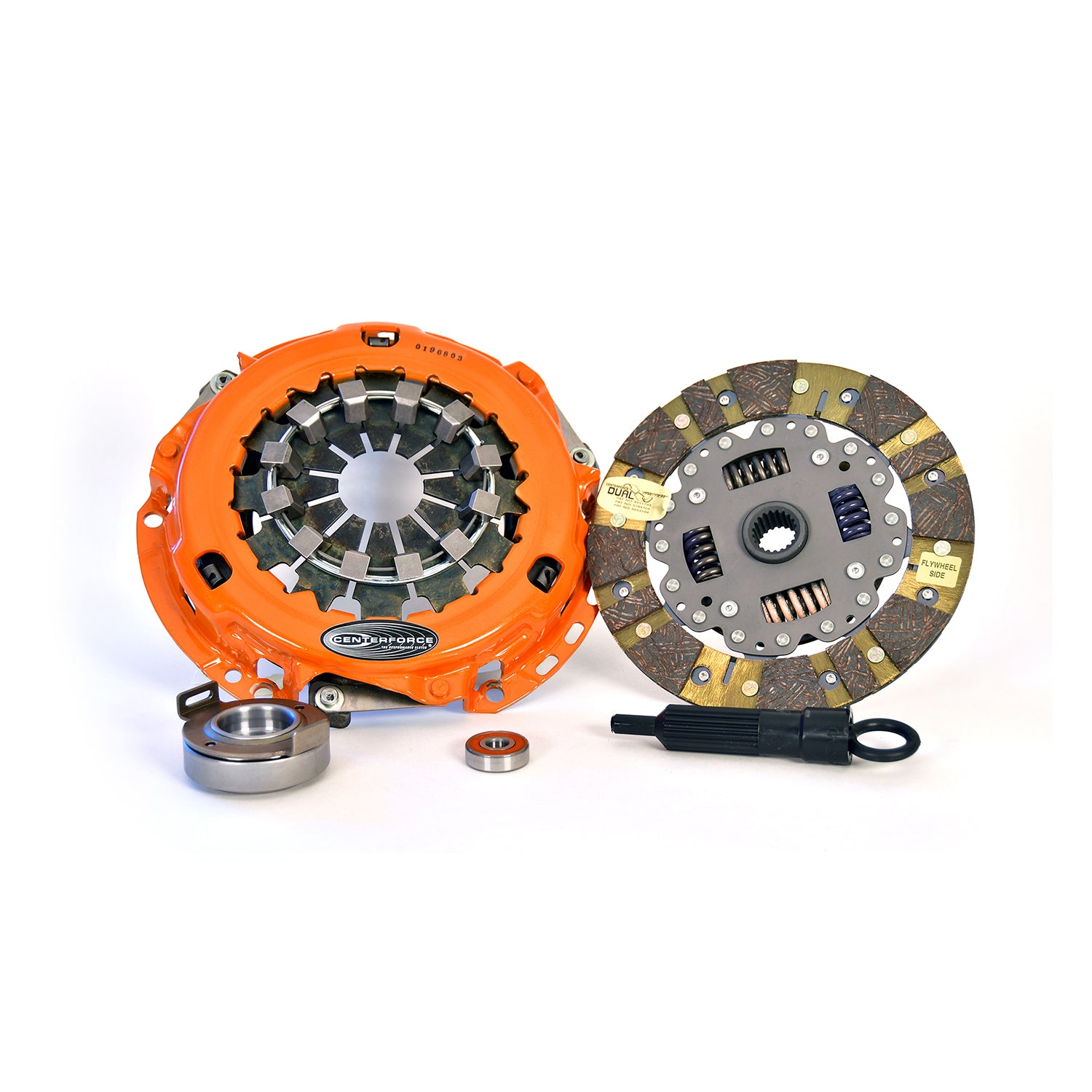 CenterForce KDF512009 Dual Friction Clutch Kit for Suzuki Inline-4 Engines, 7.5 Inch Diameter, 7/8 Inch x 20 Spline, Sprung Hub, Organic Material