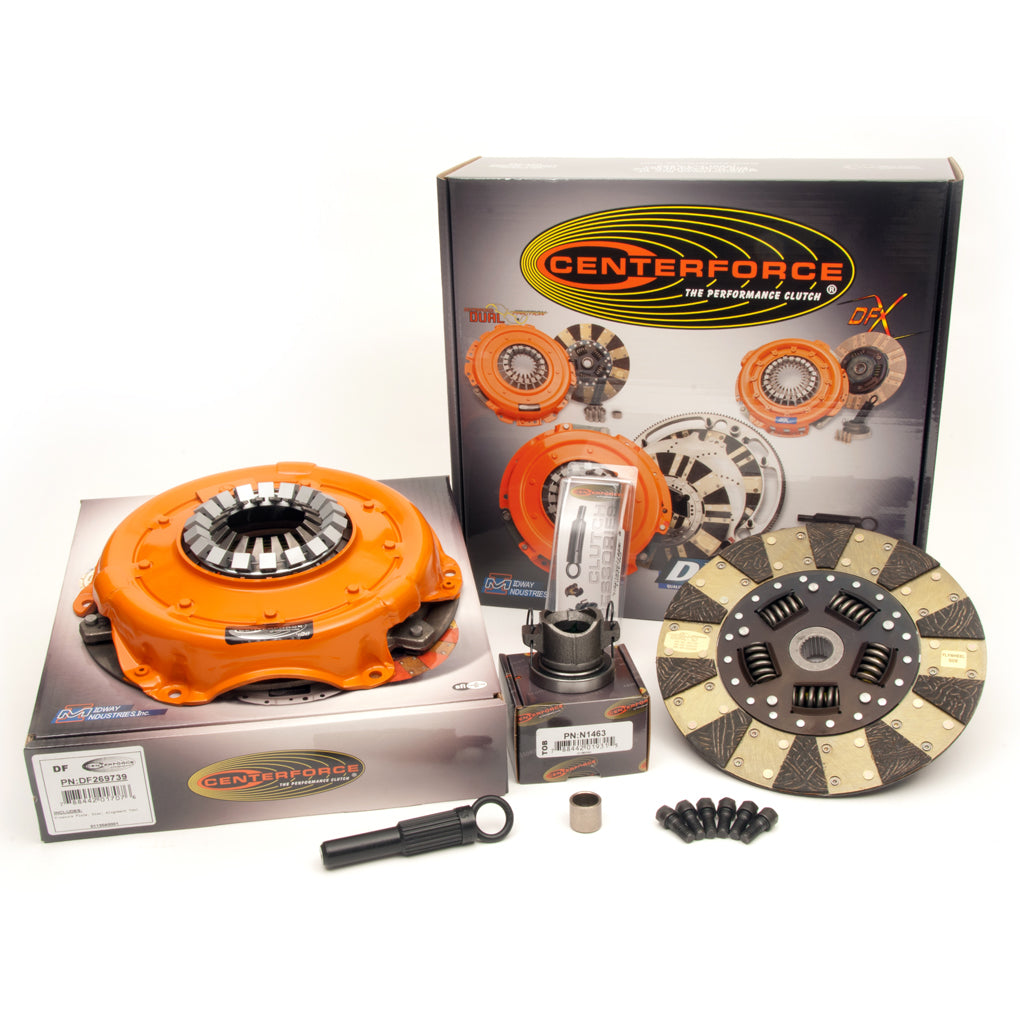 CenterForce KDF693963 Dual Friction Clutch Kit for Mopar Vehicles, 10.4 Inch Diameter, 1 Inch x 23 Spline, Sprung Hub, Organic and Carbon Friction Material