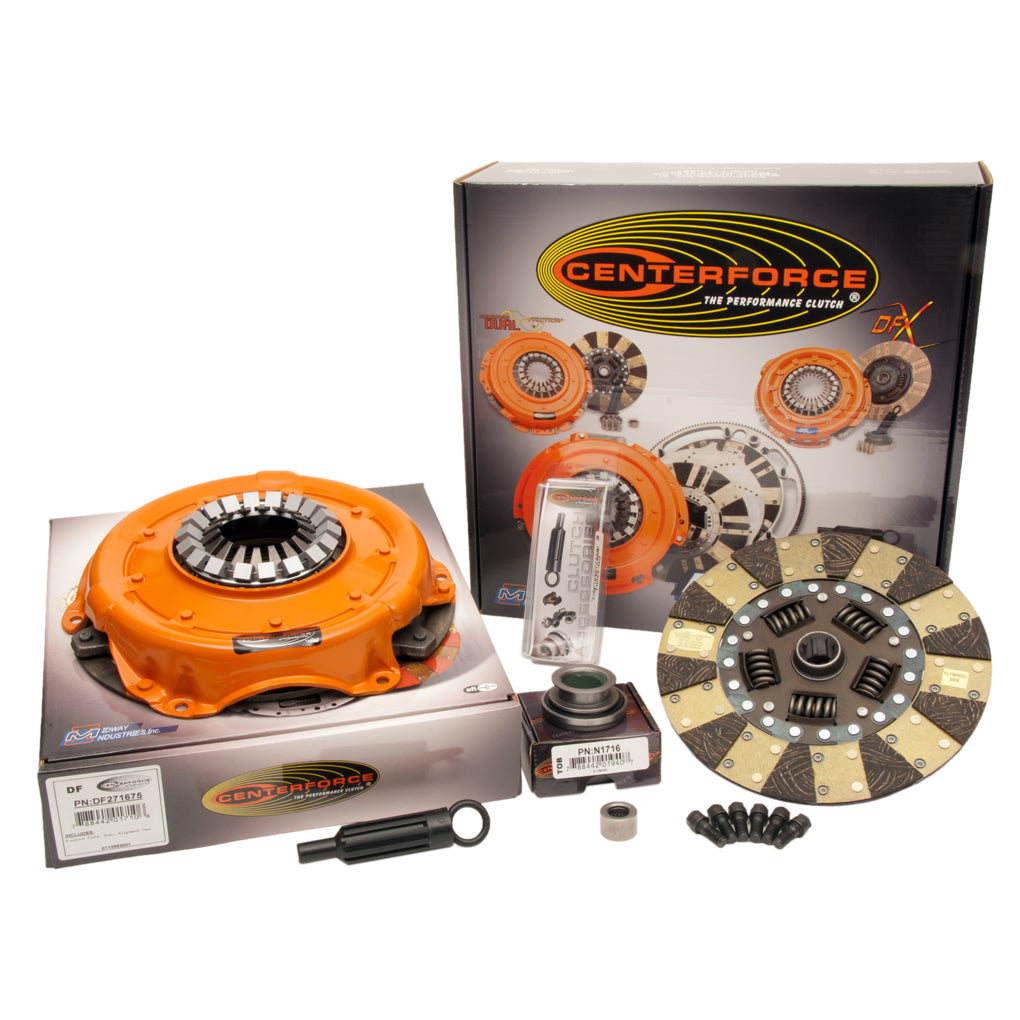CenterForce KDF717516 Dual Friction Clutch Kit for GM Vehicles, 10.4 Inch Diameter, 1-1/8 Inch Spline, Sprung Hub, Organic and Carbon Friction Material