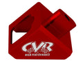 CVR Performance 641R GM Passing Gear Cable Bracket with Red Anodized Aluminum Finish