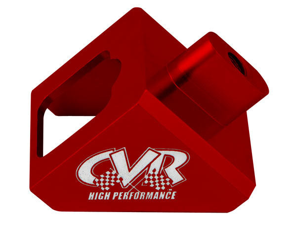 CVR Performance 641R GM Passing Gear Cable Bracket with Red Anodized Aluminum Finish
