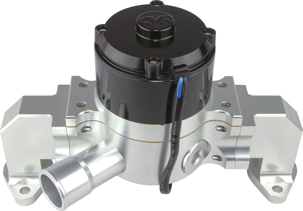 CVR Performance BBC Billet Aluminum Electric Water Pump with 1-3/16 Inch Female O-Ring Inlet Port