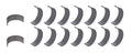 Daido Metal USA RS4819H-001 Connecting Rod Bearing Set for Small Block Chevy, 0.001 Inch Undersize, Narrowed Fitment