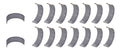 Daido Metal USA RS5319H-010 Connecting Rod Bearing Set for Small Block Chevy with 0.010 Inch Undersize