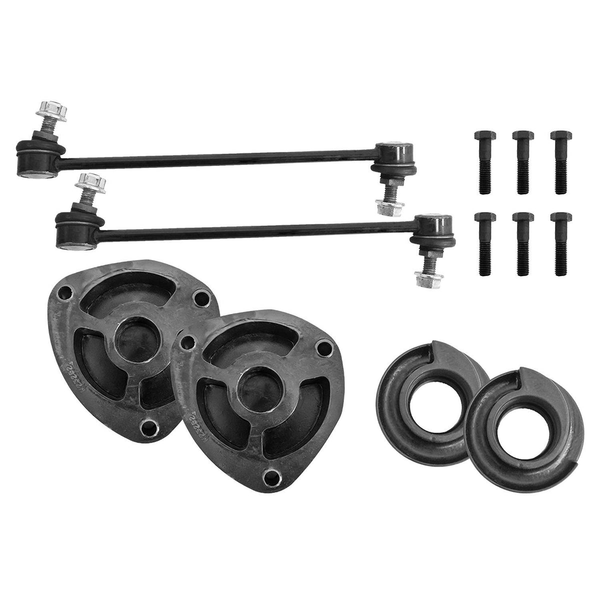 Daystar Products International KF04062BK Suspension Leveling Kit for Ford Bronco 2021-2024, 1-1/2 Inch Lift, Comfort Ride