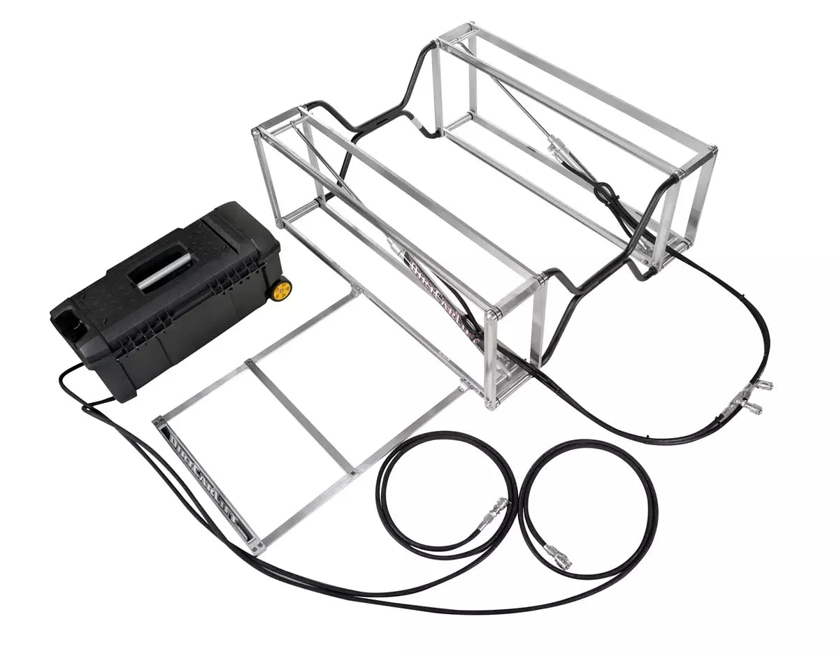 DIRTCARLIFT DCLXO2002-BK Race Car Lift Kit with 4000 lb Capacity and Aluminum Construction