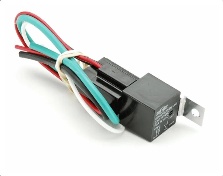 Dakota Digital RLY-3 Single 70 Amp 12V Relay Switch with Wiring for Cooling Fans