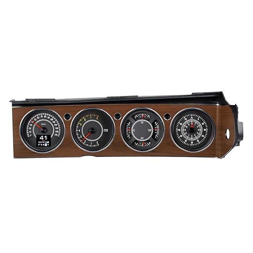 Dakota Digital RTX-70D-CLG-X Gauge Kit for 1970-74 Mopar E-Body Vehicles with Fuel, Oil Pressure, Speedometer, Tachometer, Voltmeter, and Water Temperature