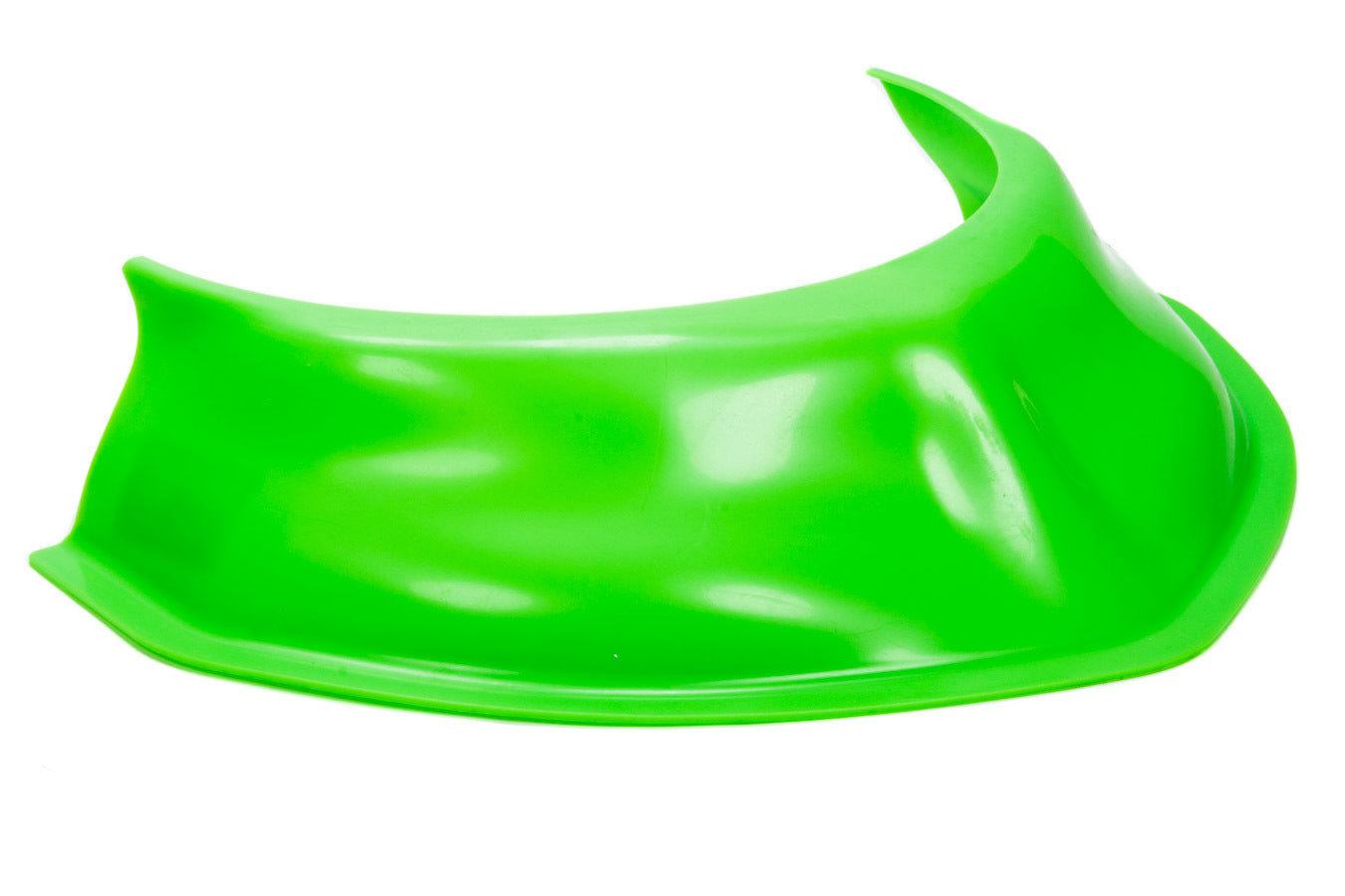 DIRT DEFENDER RACING PRODUCTS Hood Scoop 3.5 Inch Tall, 20 Inch Wide, Tapered Front, Fluorescent Green Plastic