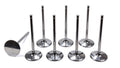 Del West IV-2150-6T-CRST-8 Titanium Intake Valves for Small Block Chevy, 2.150 Inch Head Diameter, 11/32 Inch Stem, 5.540 Inch Length