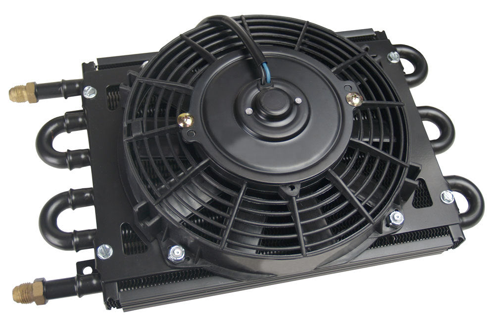 Derale Dyno-Cool Remote Cooler Part Number 12730 with 13.625 x 7.625 x 3.625 Inch Tube Type Aluminum and Copper Construction