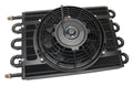 Derale 12733 Dyno-Cool Remote Cooler with 17.75 Inch Length and 10.25 Inch Width, Tube Type, Aluminum and Copper Construction, Black Powder Coat Finish