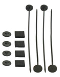 Derale 13001 Insta-Mount Plastic Rods Set of 4 for Electric Fan Mounting