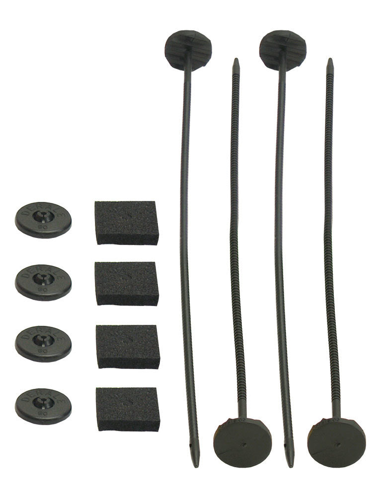 Derale 13001 Insta-Mount Plastic Rods Set of 4 for Electric Fan Mounting