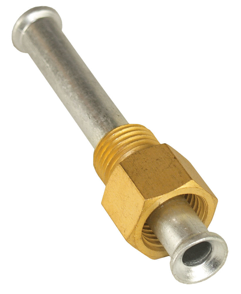 Derale 13004 Insta-Dapt Radiator Adapter, 5/16-24 Inch Inverted Flare Male or Female to 5/16 Inch Hose Barb, Brass