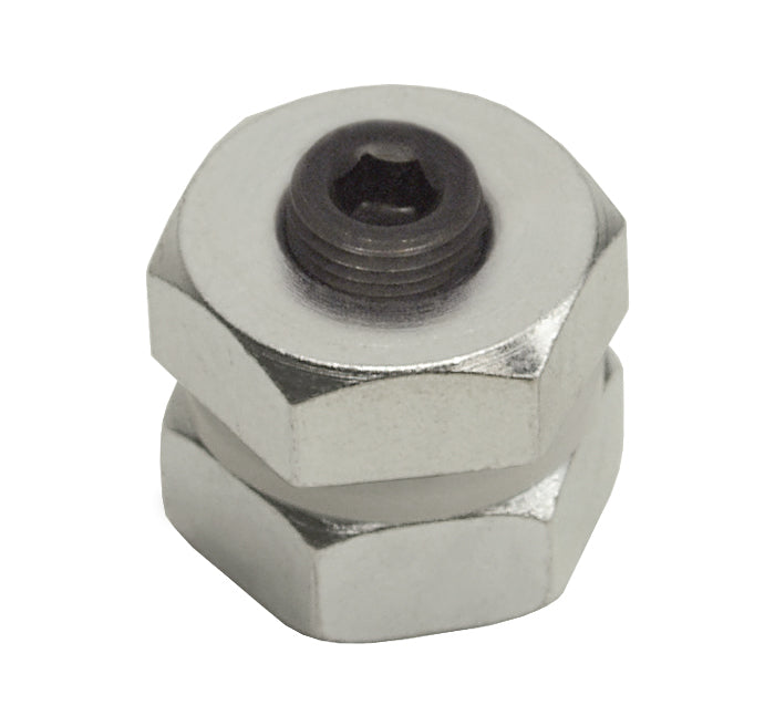 Derale Transmission Pan Drain Plug Kit with 1/8 Inch NPT Gauge Port and Nylon Washer