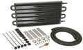 Derale 13103 18K Transmission Cooler Aluminum and Copper Tube Type with Black Powder Coat Finish