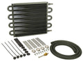 Derale 13107 18K Transmission Cooler with Aluminum and Copper Construction, 12.75 x 10.25 Inches Tube Type Design, Black Powder Coat Finish