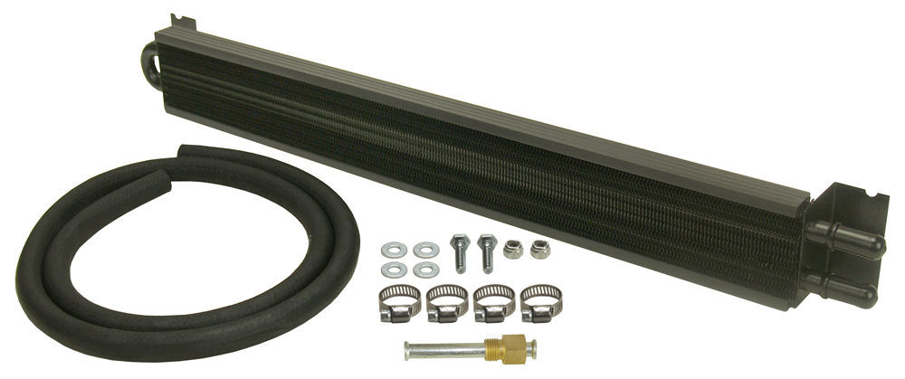 Derale Frame Rail Cooler 13224 with 24-Inch Length and 11/32-Inch Hose Barbs for Automatic Transmission