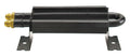 Derale Power Steering Cooler 13310 with 2 Pass, 8.875 x 2.625 x 1.75 Inches, Aluminum and Copper Construction, Black Powder Coat Finish, Universal Fit