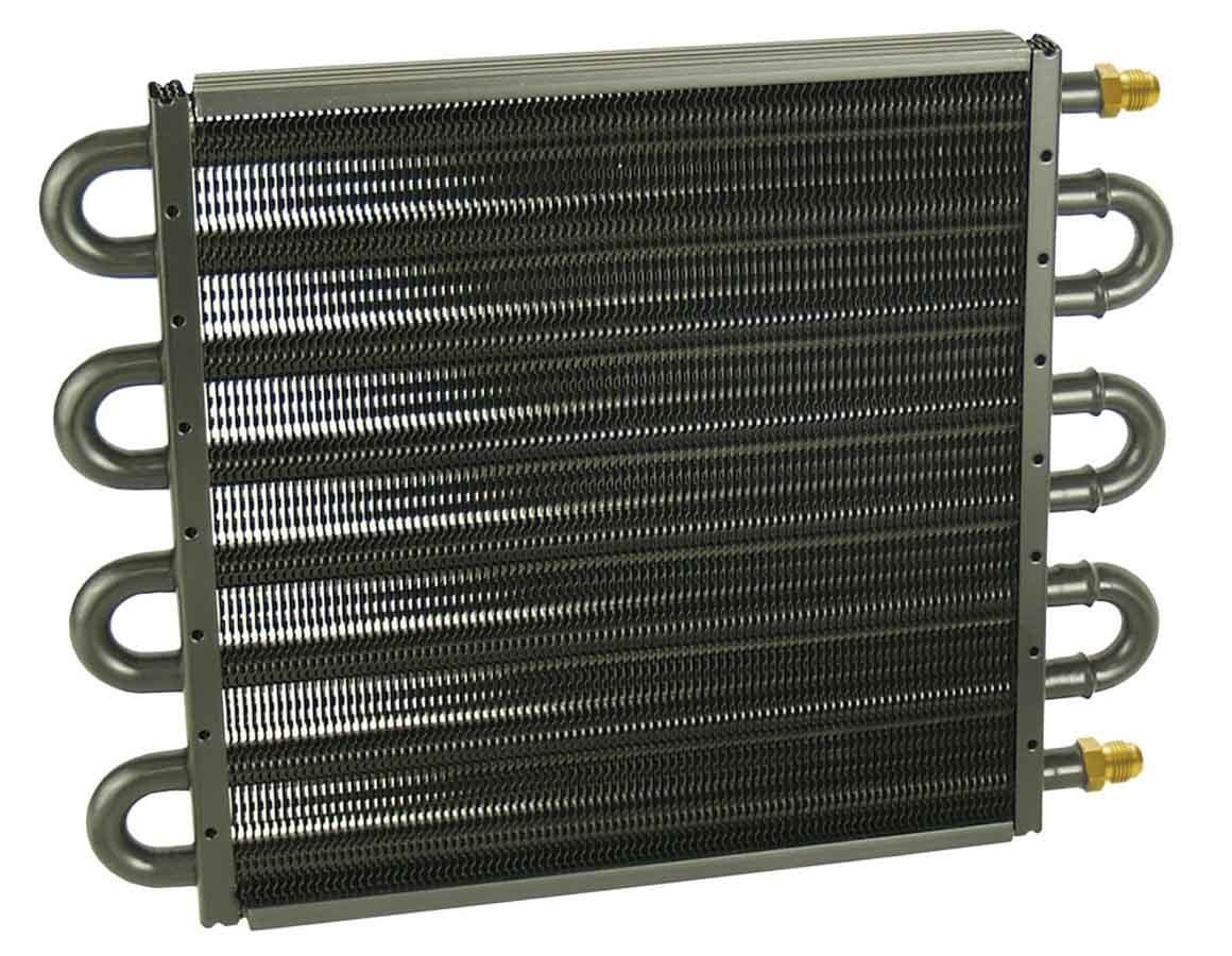 Derale 13317 Tube And Fin Cooler, 13.5 x 10.25 x 0.75 Inches, Aluminum and Copper, Black Powder Coat, Universal Fit