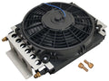 DERALE Electra-Cool Transmission Oil Cooler Part Number 13700, 15.75 x 11.5 Inch Tube Type with Black Powder Coat Finish