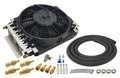 Derale 13900 Electra-Cool Fluid Cooler and Fan with 15.75 x 11.5 x 5 Inch Tube Type Design and 6 AN Male Fittings