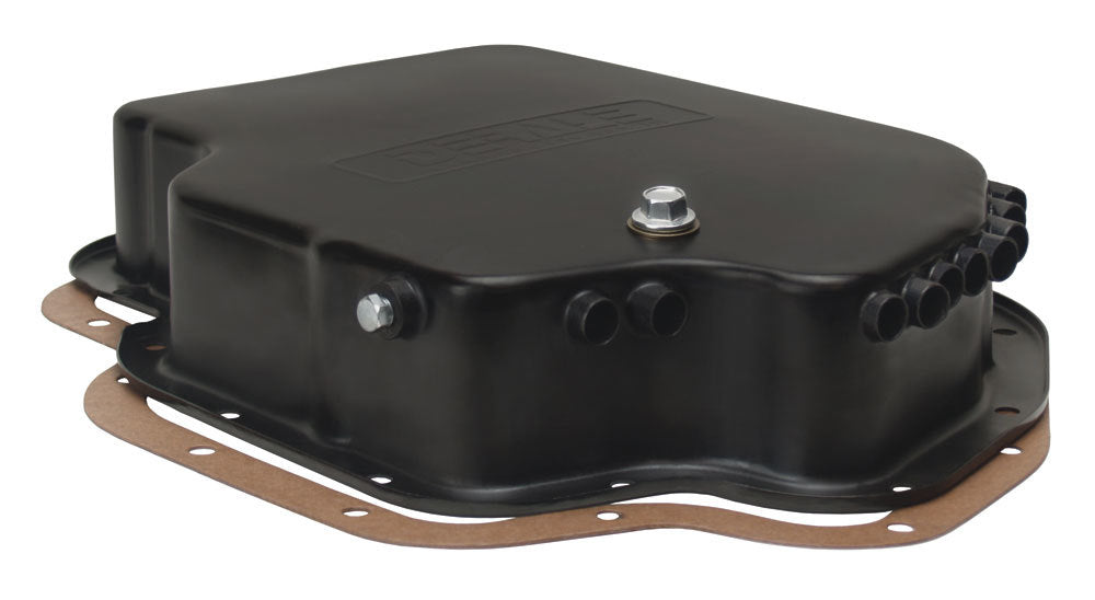 Derale Transmission Pan for GM TH400 with Deep Sump and Cooling Features