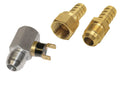 DERALE 15721 Automatic Thermostat Switch with 180°F On and 165°F Off Settings, 8 AN Inlet and Outlet, 1/2 Inch Male Barb Fittings