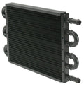 Derale 15831 Fluid Cooler 13.75 x 7.625 Inch Tube Type Aluminum Copper Black Powder Coat