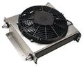 Derale Hyper-Cool Extreme Cooler Part 15870 with 8AN Fittings, 13 x 14.875 x 5.625 Inches Aluminum Plate Type