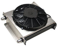 Derale Hyper-Cool Extreme Cooler Part 15875 with 10AN Fittings and Aluminum Plate Type Heat Exchanger